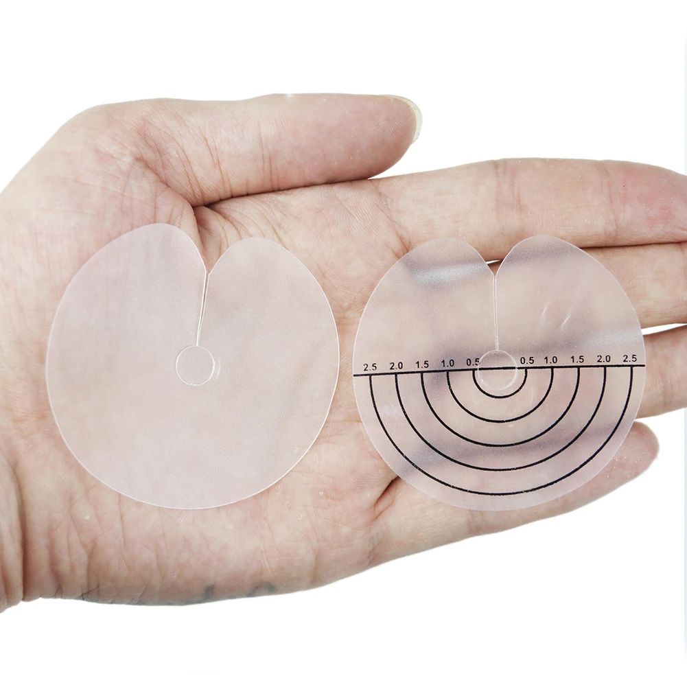 

Hair Extensions Accessories Round PVC Hair Connecting Heat Protection Sheet Reusable with Scale Translucent Styling Gadget