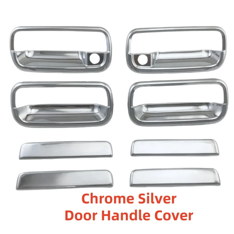 ABS كروم اكسسوارات السيارات مطلي مقبض الباب السلطانية يغطي الكسوة لصق نمط لتويوتا 4 عداء 1996 1997 19998 1999 2000 2002