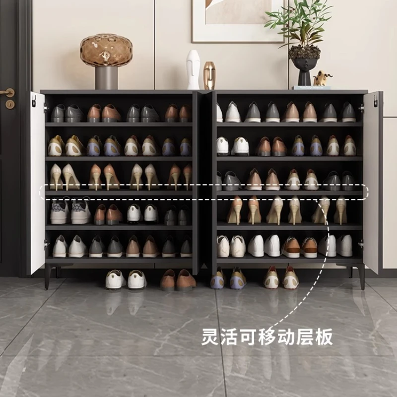 hh-Light Luxury Entrance Built-ins Cabinet Storage Shoe Interior Multi Layer Large Capacity Doorway Muebles Home Furniture^
