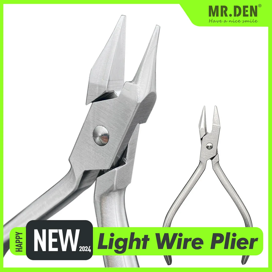 

MR DEN Orthodontic Light Wire Pliers Bending Ortho Arch Wire Forceps Dental Stainless Steel Cutting Pincers