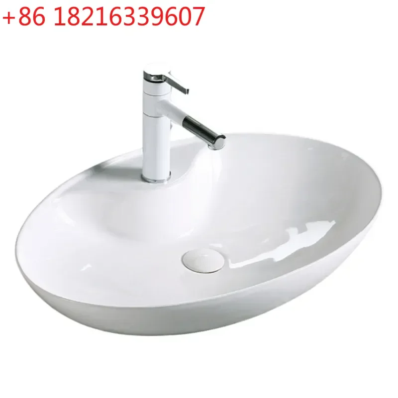 YAONordic Ceramic Integrated Table Basin with Faucet Single Bathroom Washbasin for Home Hotel Wholesale