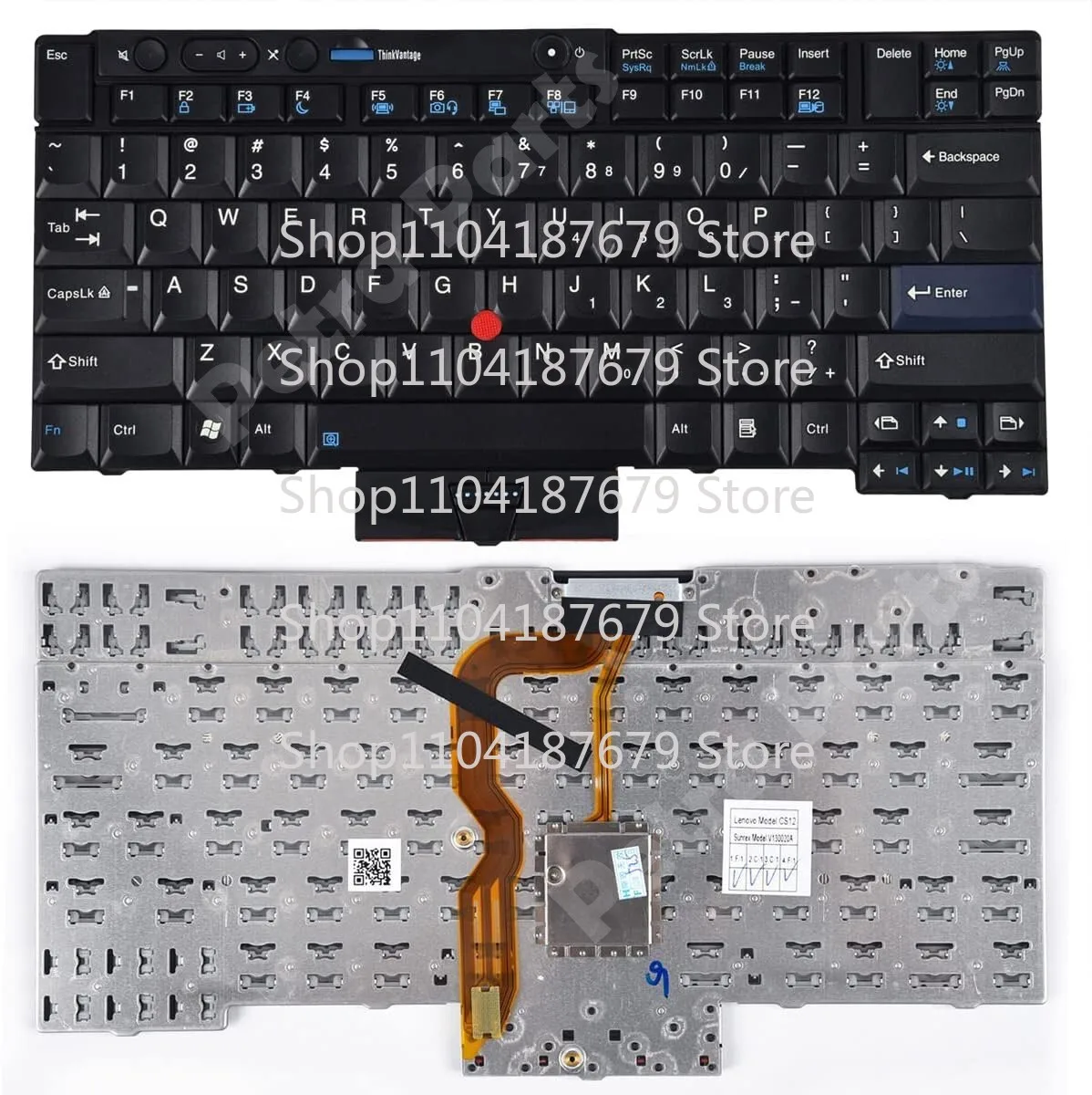 1pcs Keyboard for Lenovo ThinkPad T400S T410 T420 T510 Pointer with US Layout