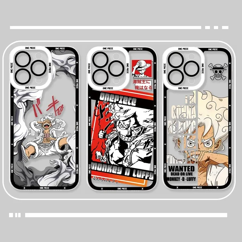 O-One Piece Monkey D Luffy Gear 5 Nika Case for Samsung Galaxy S26 Ultra S25 Edge S21 S22 S23 S24 FE Plus A57 A37 A07 A17 5G