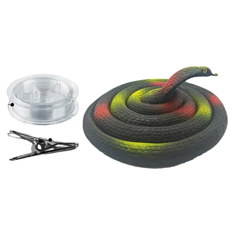 Snake Prank With String Clip Snake On A String That Chases People Cobra Prank Toy 3.9ft Funny Prank For Adults Tease Friends &