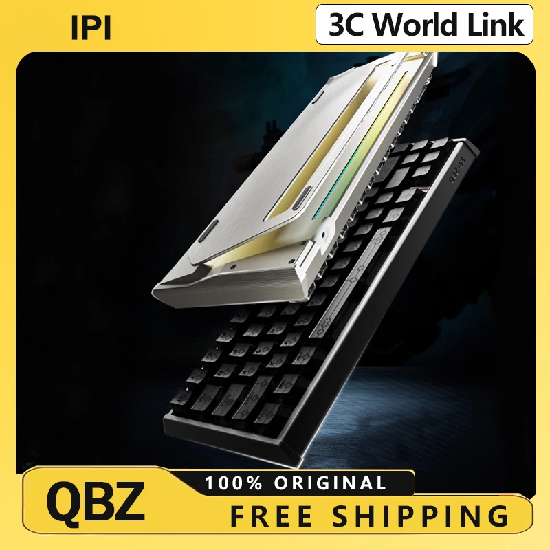 IPI QBZ Magnetische Tastatur, kabelgebunden, Aluminium, Dual 8k, RT0,01 mm, 0,125 ms, mechanische E-Sport-Gaming-Tastatur für FPS SOCD Vorverkauf