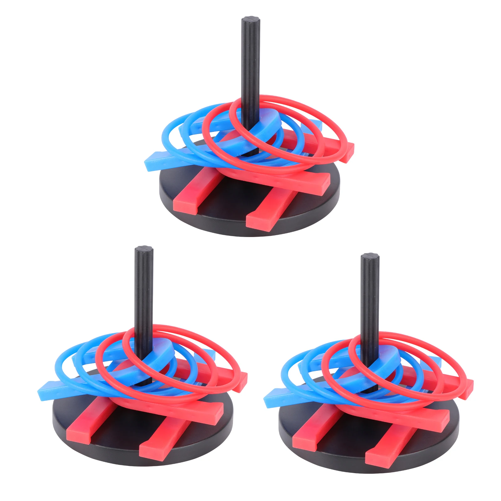 

Kids Rings Circular Throwing Toss Intellectual Children Puzzle Bright Color Soft Material Play Motor