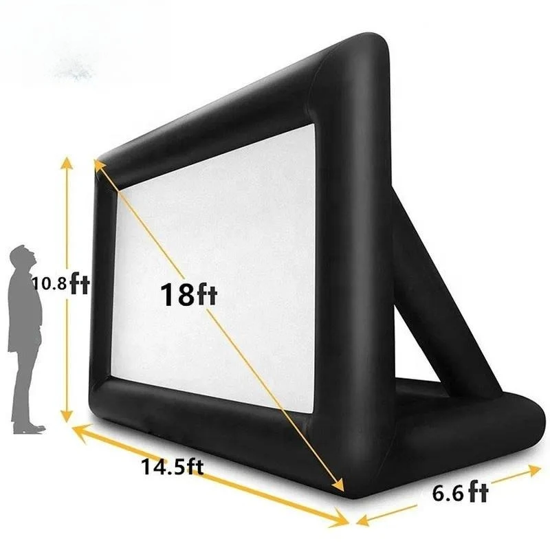 Outdoor Inflatable Home Theater Portable Projection Screen Party Event Large Display