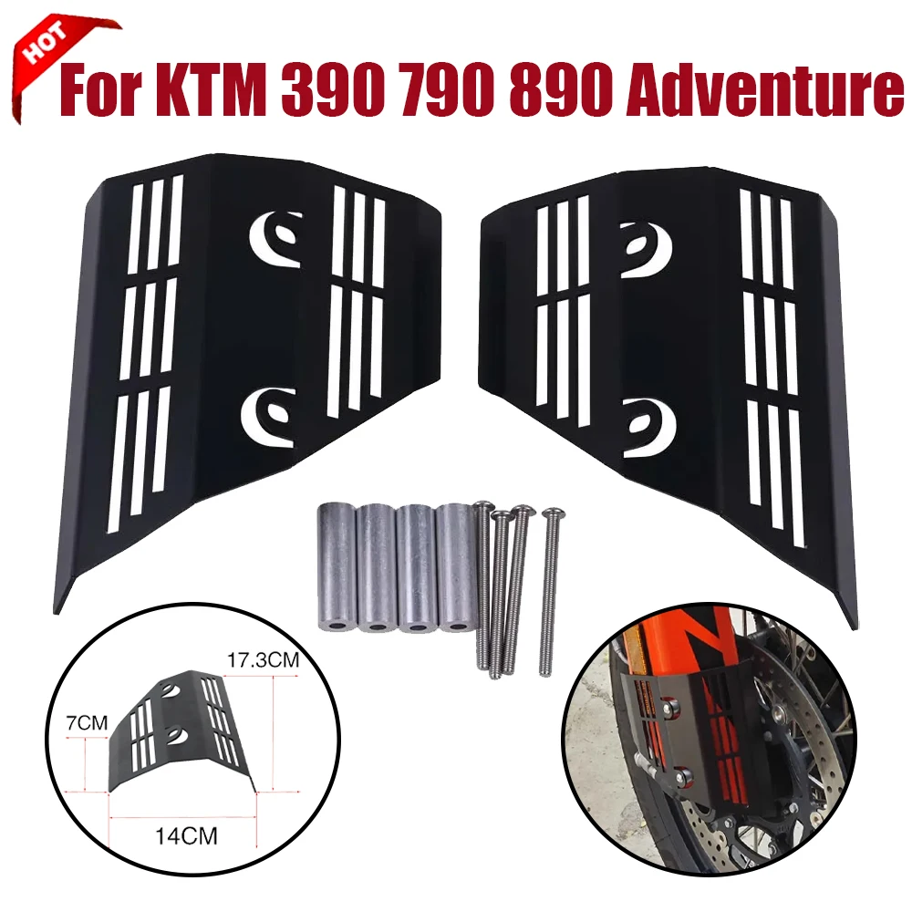 اكسسوارات الدراجات النارية الجبهة شوكة غطاء للحماية الجبهة امتصاص الصدمات معدات الحماية ل KTM 390 790 890 مغامرة ADV