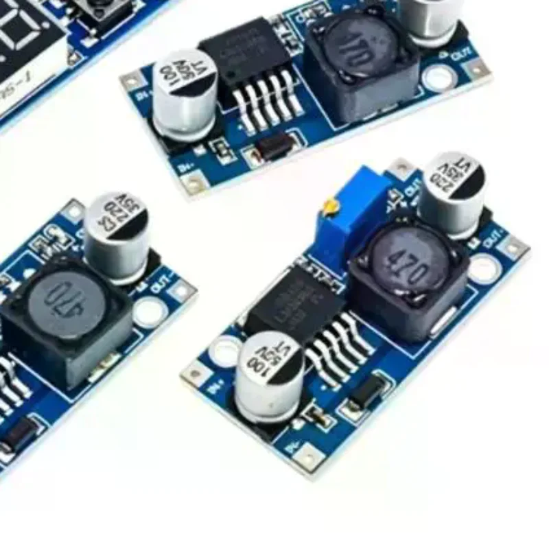 LM2596 LM2596S DC-DC Adjustable Step Down Power Module with LED Voltmeter Voltage Converter for RC Drone & Aircraft Modification