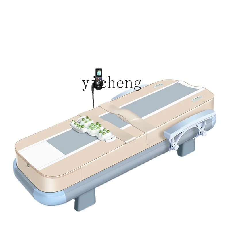 

Zc Voice Control Multifunctional Warm Massage Couch Electric Massage Warm Jade 3d Physiotherapy Bed