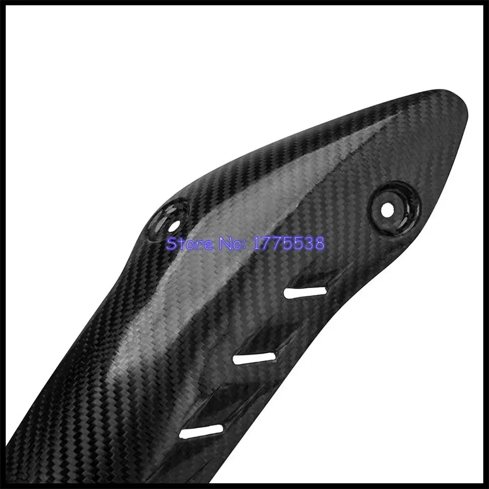 

For Ducati Monster 821 2015-2021 1200 1200S 2014-2021 1200R 2016-2019 Motorcycle Exhaust Header Heat Shield Cover Real Carbon Si