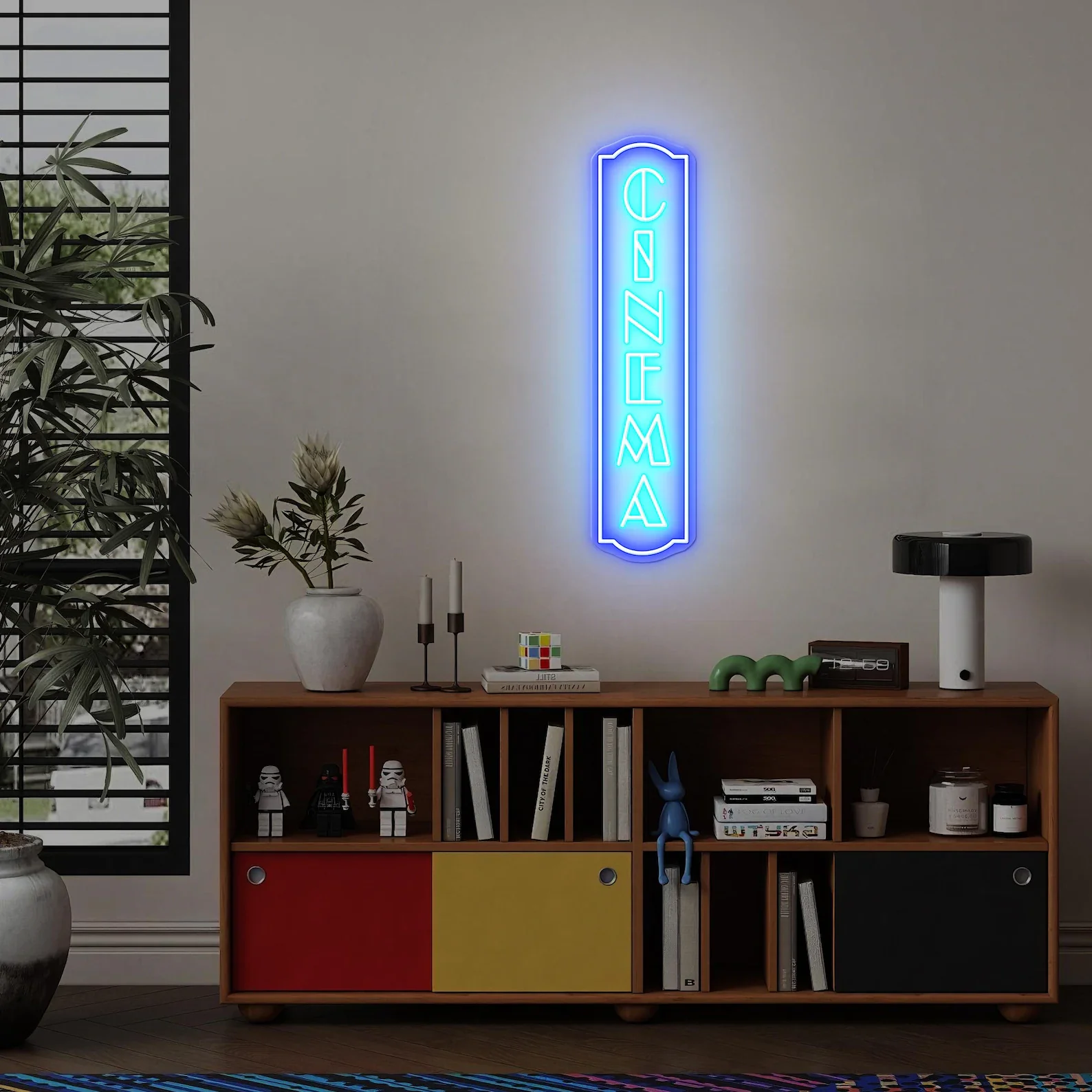 Vertikales Kino-Neonschild für – Home Cinema Wall Lights Bewertung und Preis