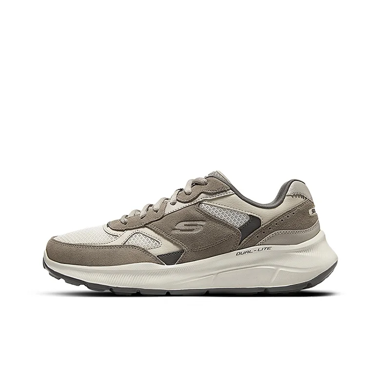 Skechers Slip Resistant Abrasion Resistant Slip Resistant Abrasion Resistant Low top Casual Running Shoes Men's Tan 232613-TAN
