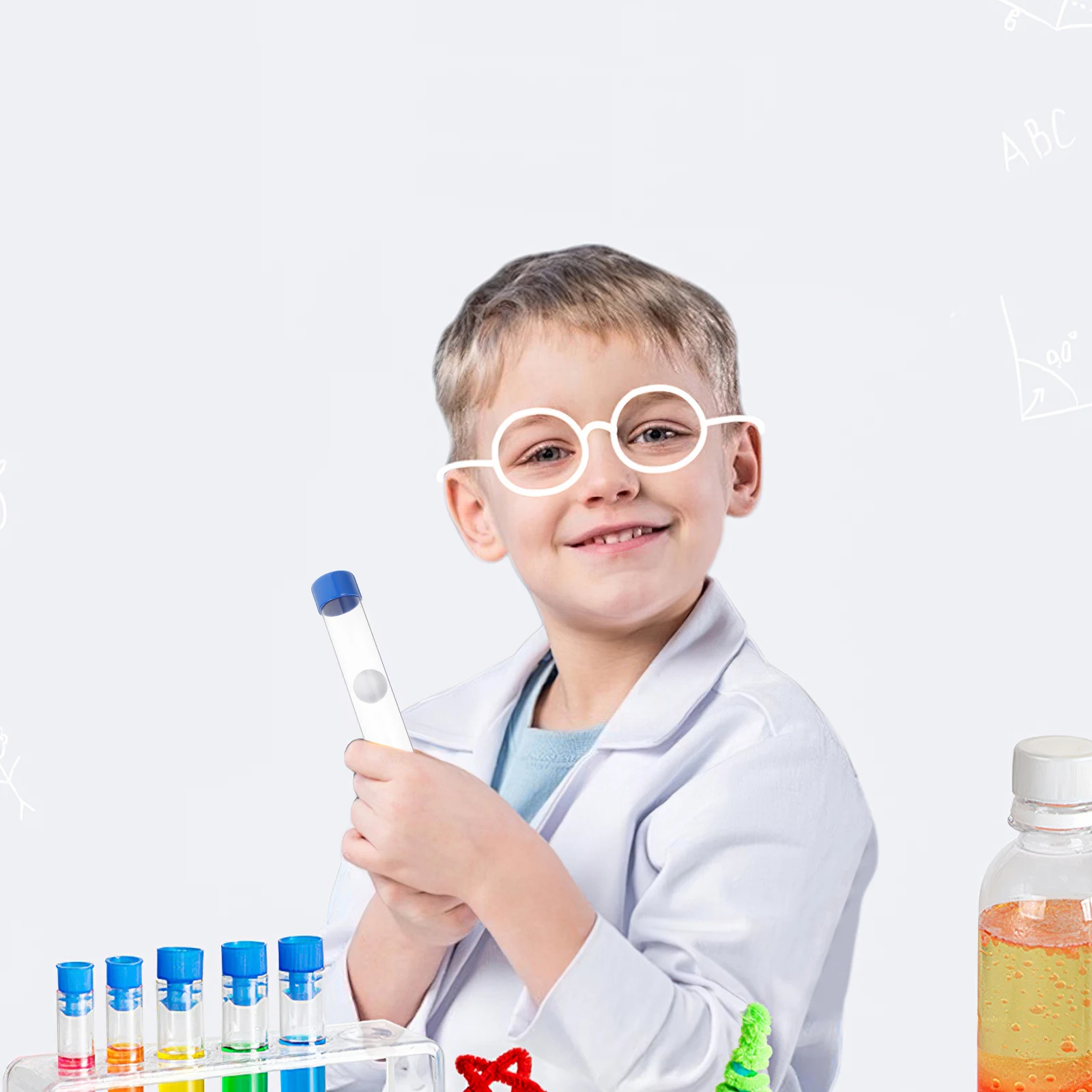 

Science Experiment Teaching Aids Kids Toy Puzzle Early Development Toys Experiments Kit Plastic for Plaything