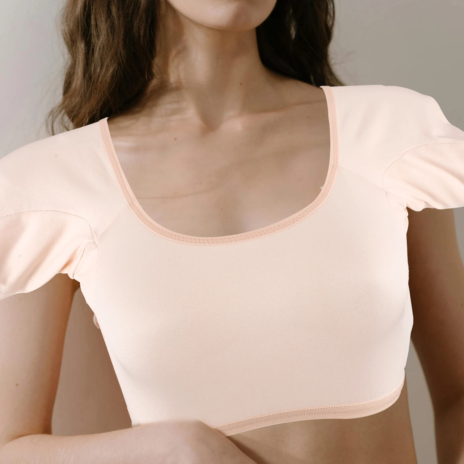 3Pcs Fitness Yoga Vest Underarm Sweat Pads Sweatproof Chinlon Material Women Girls Armpit Sweat Protector Underarm Pads