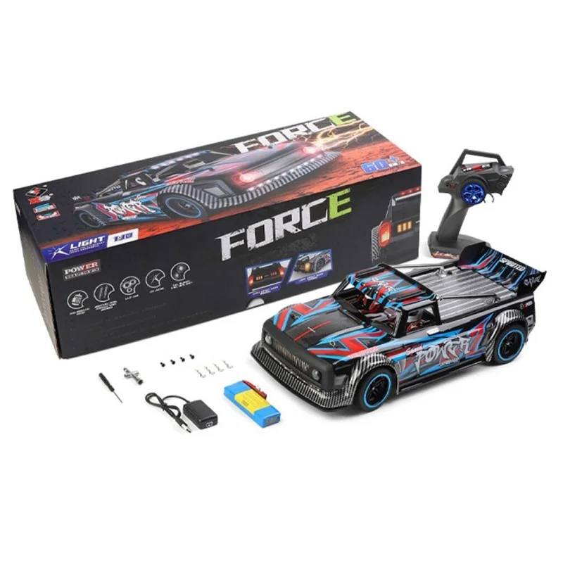 WLtoys 104072 1:10 60KM/H 2.4G Remote Control Car 3650 Brushless 4WD Electric High Speed Off-Road Drift Car Toys For Children