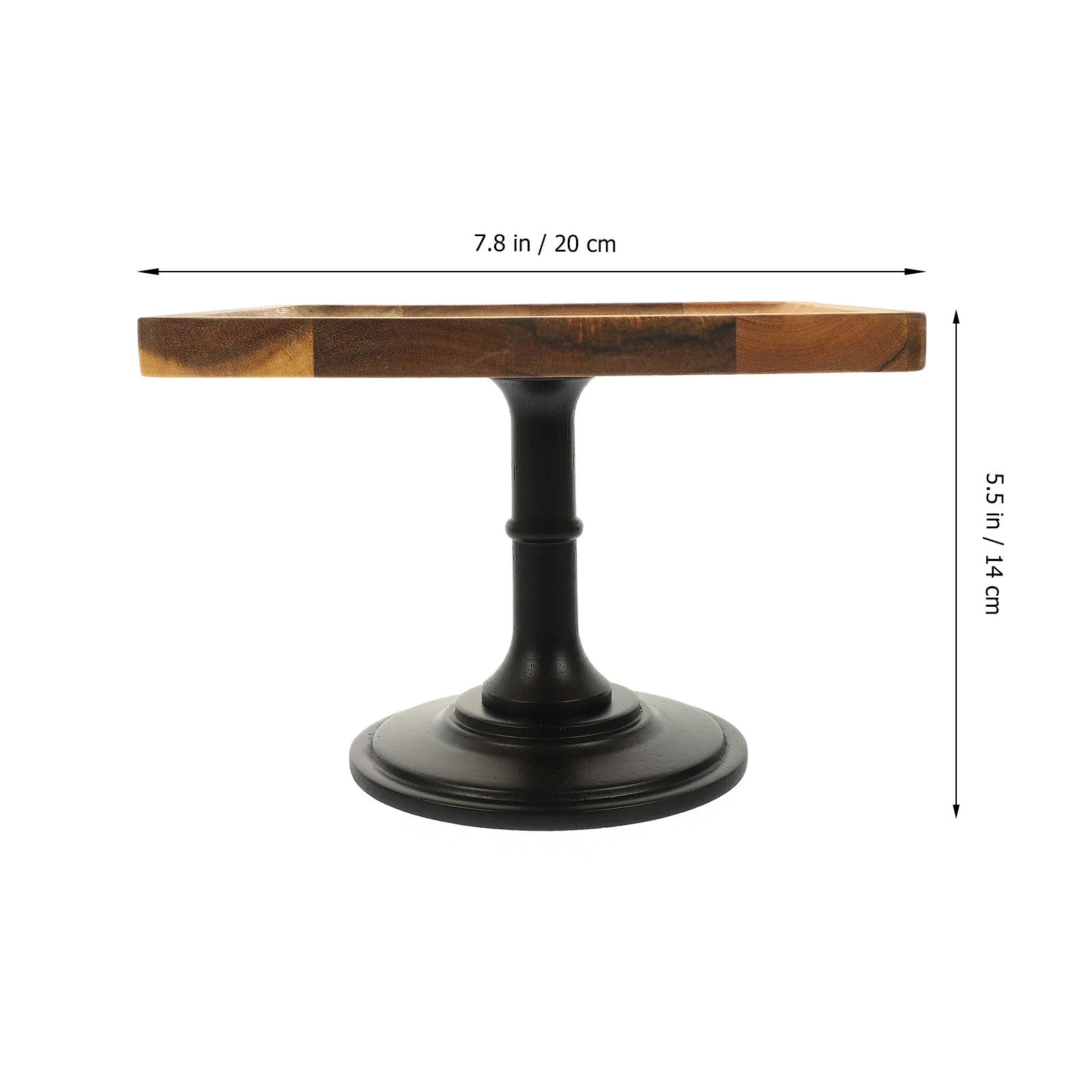 

Cake Stand Tall Wooden Dessert Tray For Wedding Party High Base Cake Plate Fruit Serving Plate Snack Dish Decorative Food