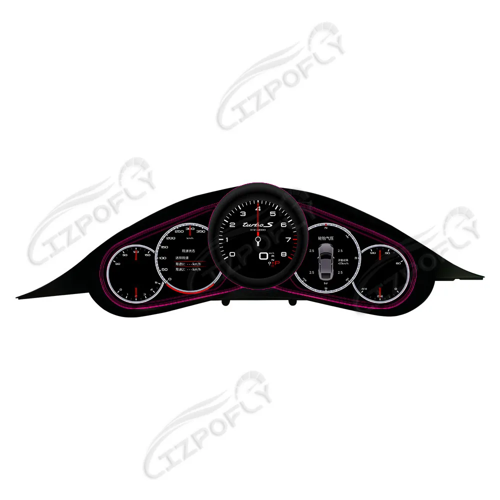 LCD Speedometer Car Dashboard For Porsche Panamera 970 2010-2017 Digital Cluster Virtual Cockpit Instrument Display Panel GPS