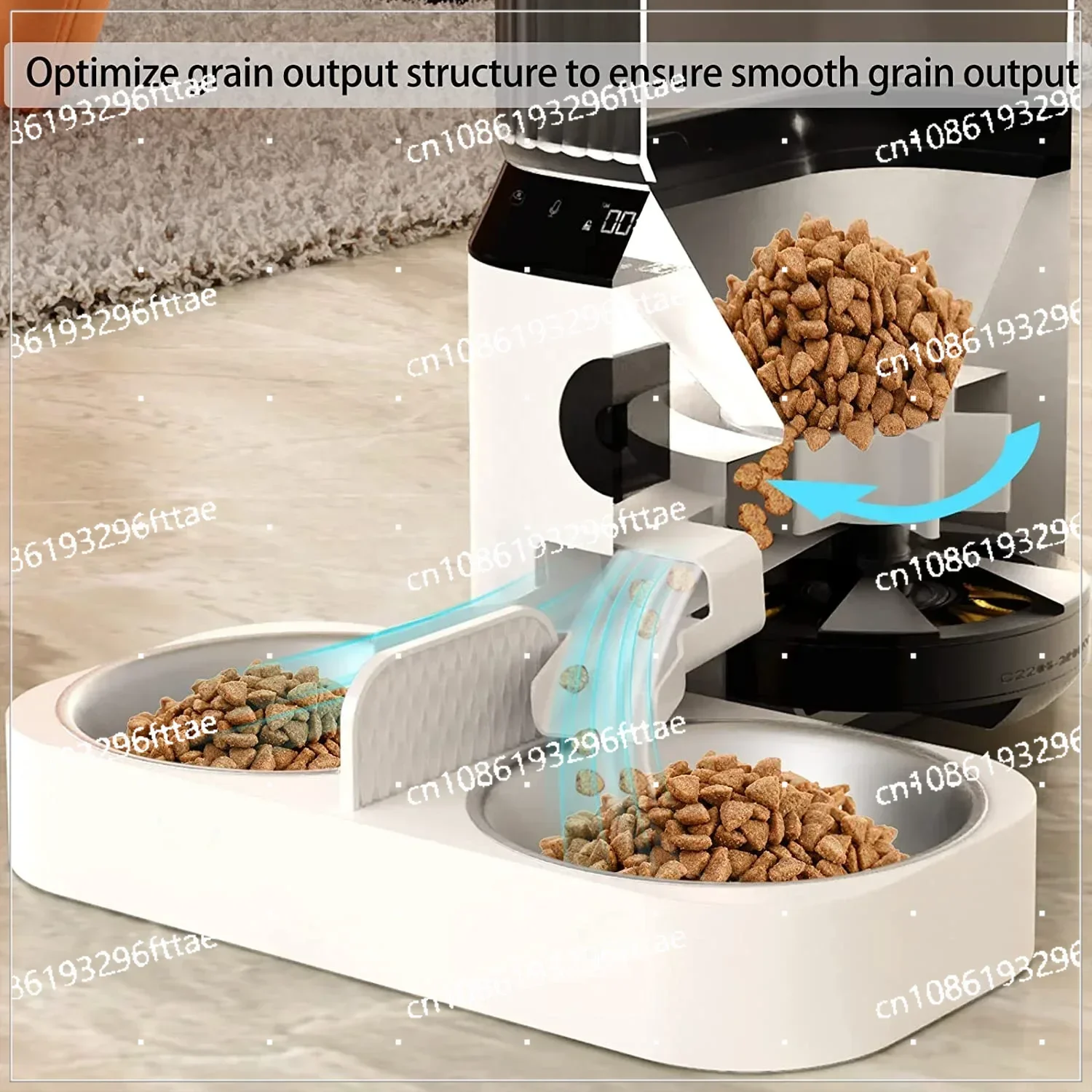 5G Wifi Enabled Pet Smart Feeder Food Dispenser Hot Sale Smart Pet Feeder Camera 5l Pet Feeder Automatic