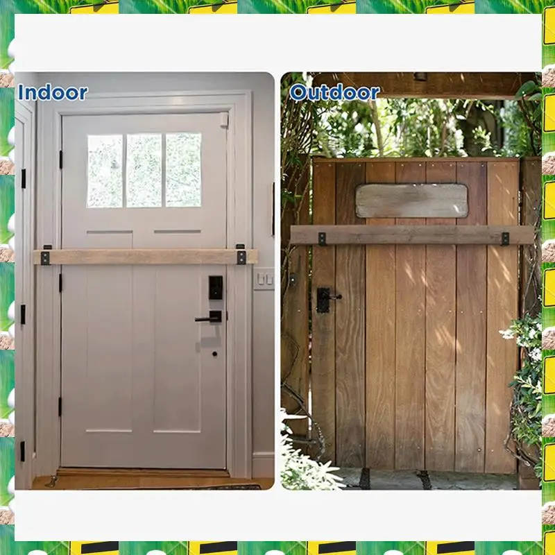 2 Pieces 2Inch X 4Inch Door Barrier Clips Heavy Duty Open Rod Bracket U Shape Bracket For Barn Shed Garage Gate Easy To Use