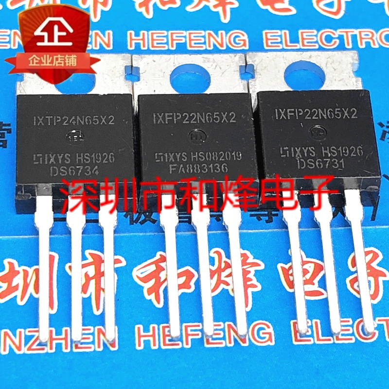 Free shipping   IXFP22N65X2  TO-220 650V 22A      10PCS