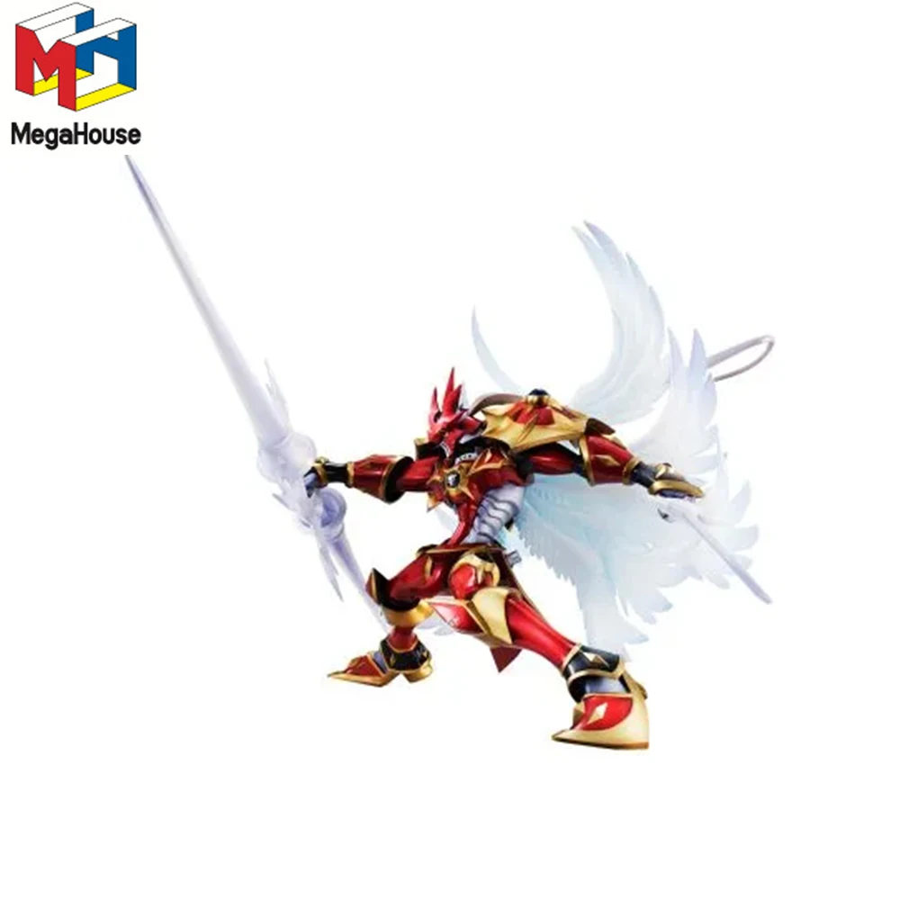 In Stock Original MegaHouse Dukemon PVC 29cm Anime Character Collectible Display Figure Toy Digimon Desktop Decoration Gifts