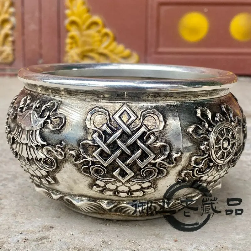 Babao auspicious language ruyi retro cornucopia attracts wealth