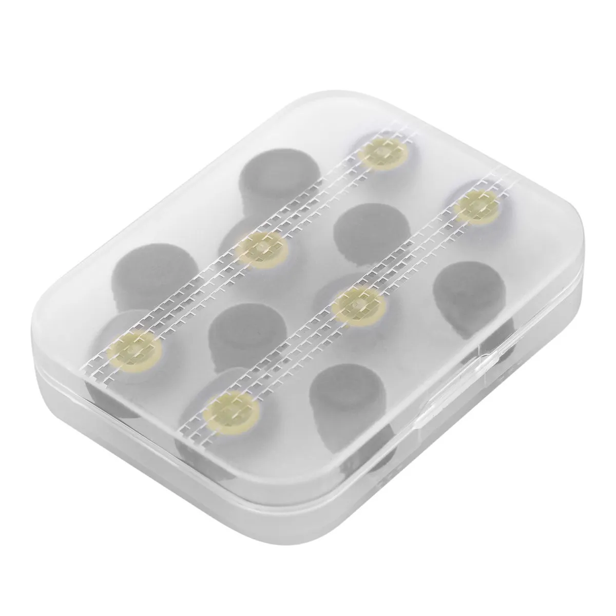 Memory Foam Earbud Tips Silicone Replacement Ear Tips Noise Isolation Comfortable Fit for Travel and Music