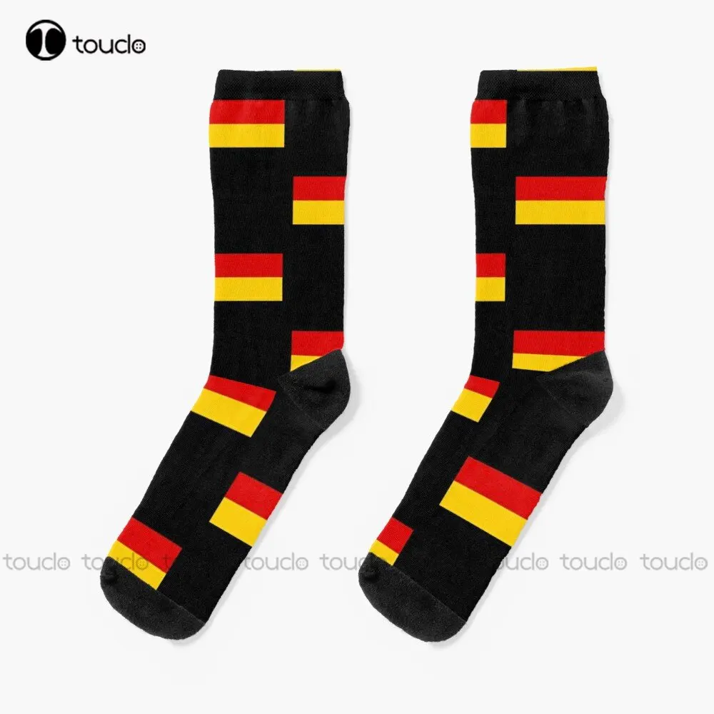 Germany Country - German Flag Socks Boot Socks For Men Personalized Custom Unisex Adult Teen Youth Socks 360° Digital Print