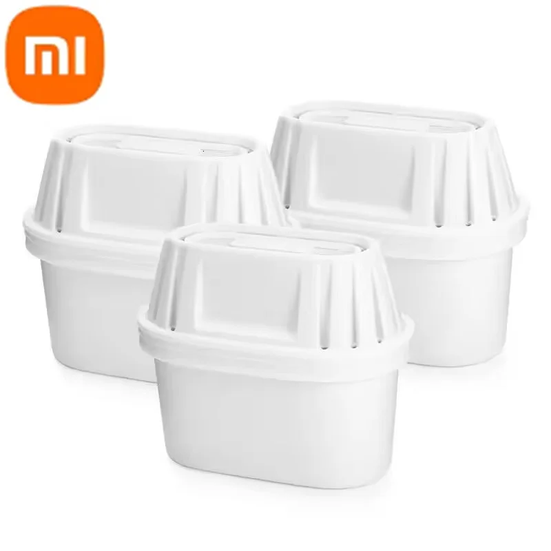 Xiaomi 3pcs Filtros potentes de 7 camadas para chaleiras Prevenção de bactérias duplas Caminho de fluxo de entrada de 360 graus