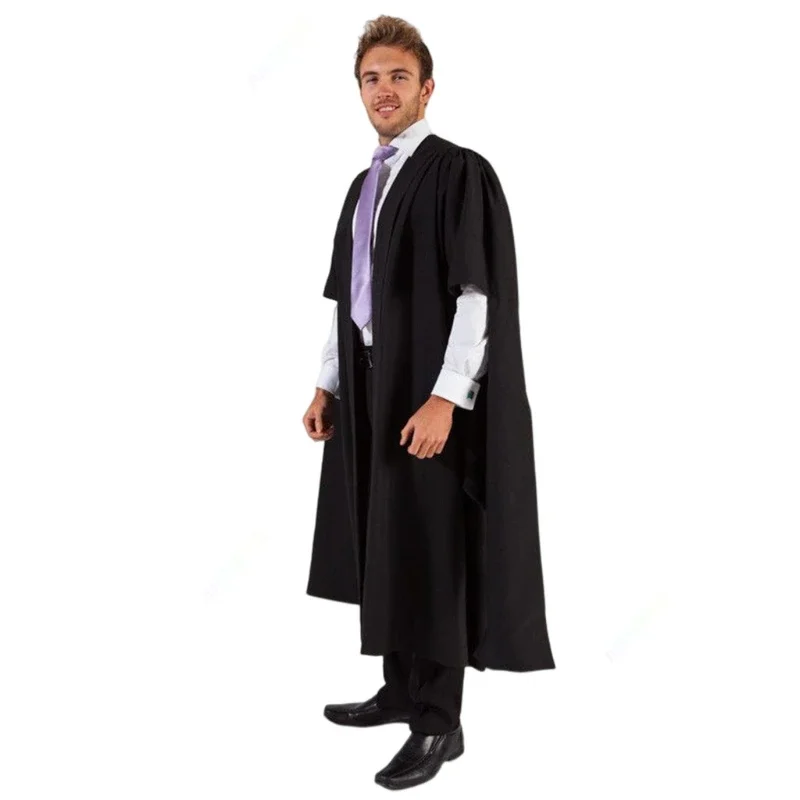 New School Uniform Student Graduation Gown Set Academic Robe Adult Graduation Suit University Degree Suit abito da laurea