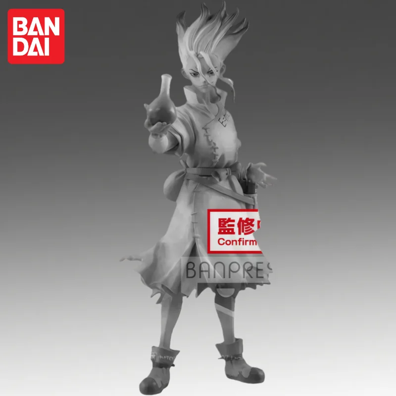 

In Stock Bandai Original Banpresto Dr Stone Ishigami Senkuu Action Figure Model Doll Brand New Boxed Anime Characters Garage