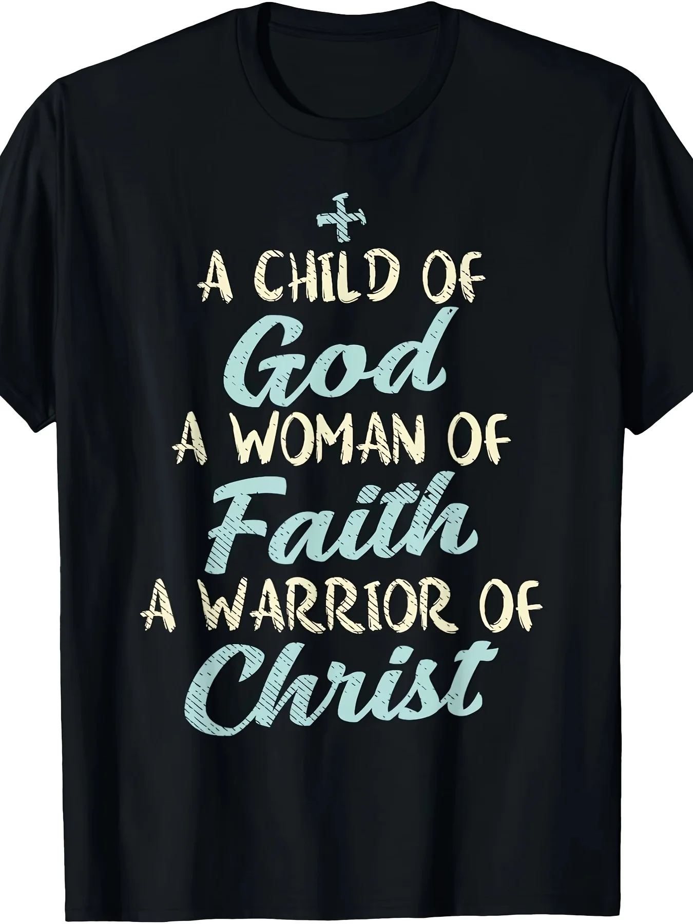 Jesus Christ Gift T-shirt-100% Cotton 200g Fashion Tshirt Round Neck Short Sleeve Regular Fit Slight Stretch Fabric