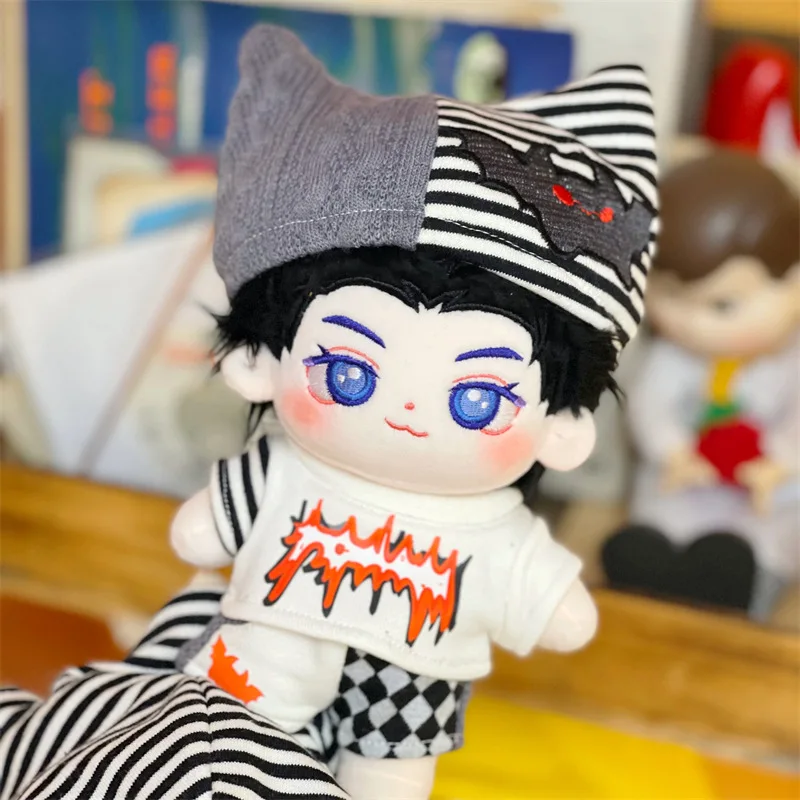 

20cm Original Cotton Doll Sassy Celebrity Style Plush Baby, Cute Stuffed Animal Toy for Collectors & Festival Gifts (Handmade)
