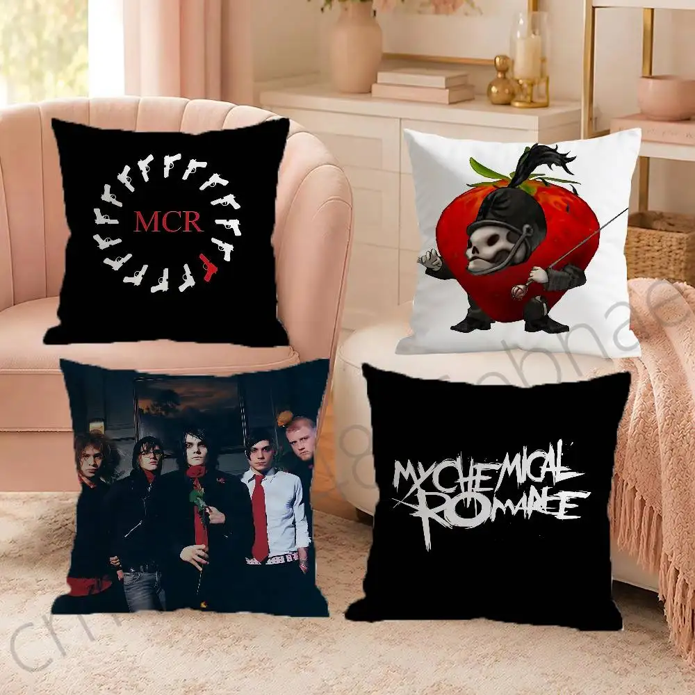 FOR My Chemical Romance MCR Pillow Cover Sofa cushion cover room Home dormitory decoration Warm Winter Cushion Cover