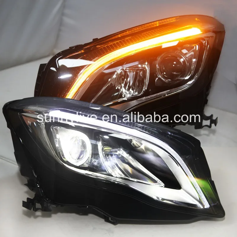 Full LED headlight For Mercedes Benz GLA 2015-2019 LD