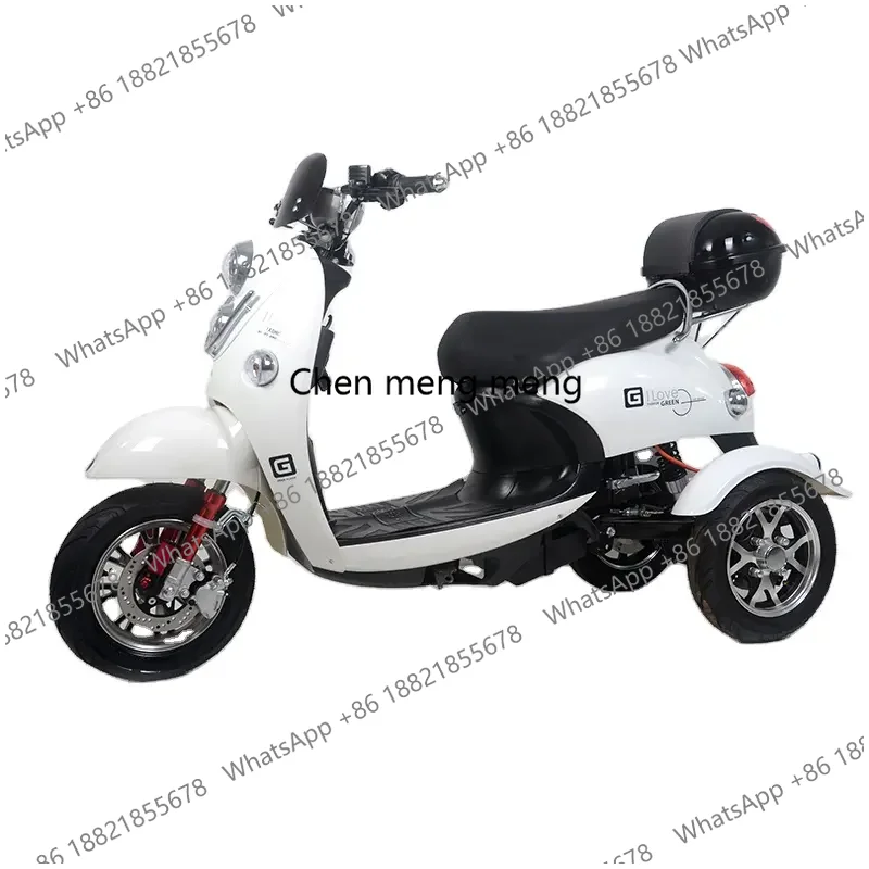 

New Arrival 72V20A Three-disc Brake Motor Three-wheel Electric Tricycle with Lead-acid Battery 3 Wheel Motorcycle Adult