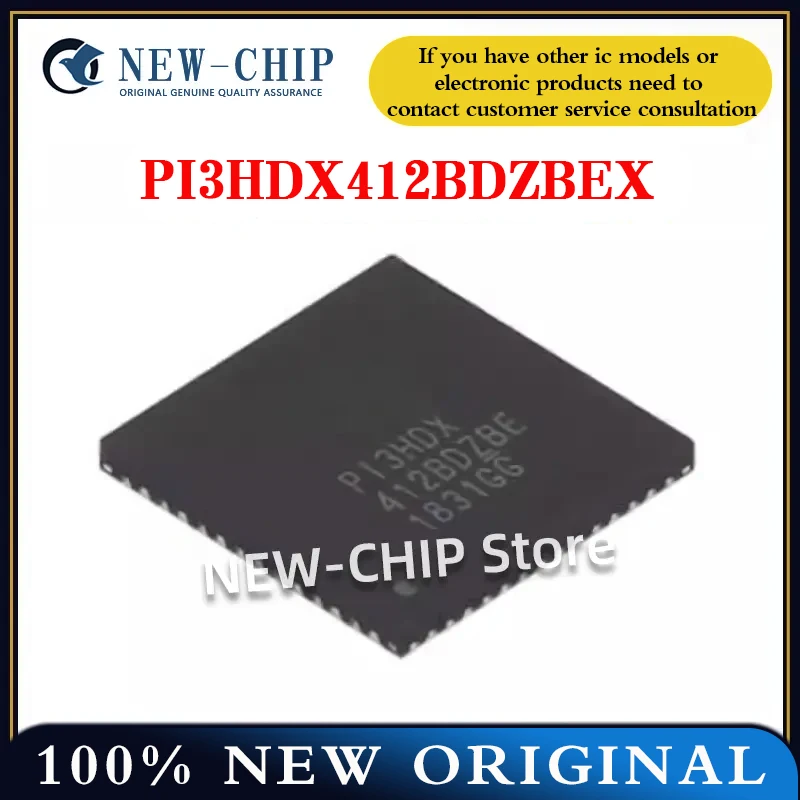 

2 шт.-50 шт./лот PI3HDX412BDZBEX QFN56 новый оригинальный PI3HDX412