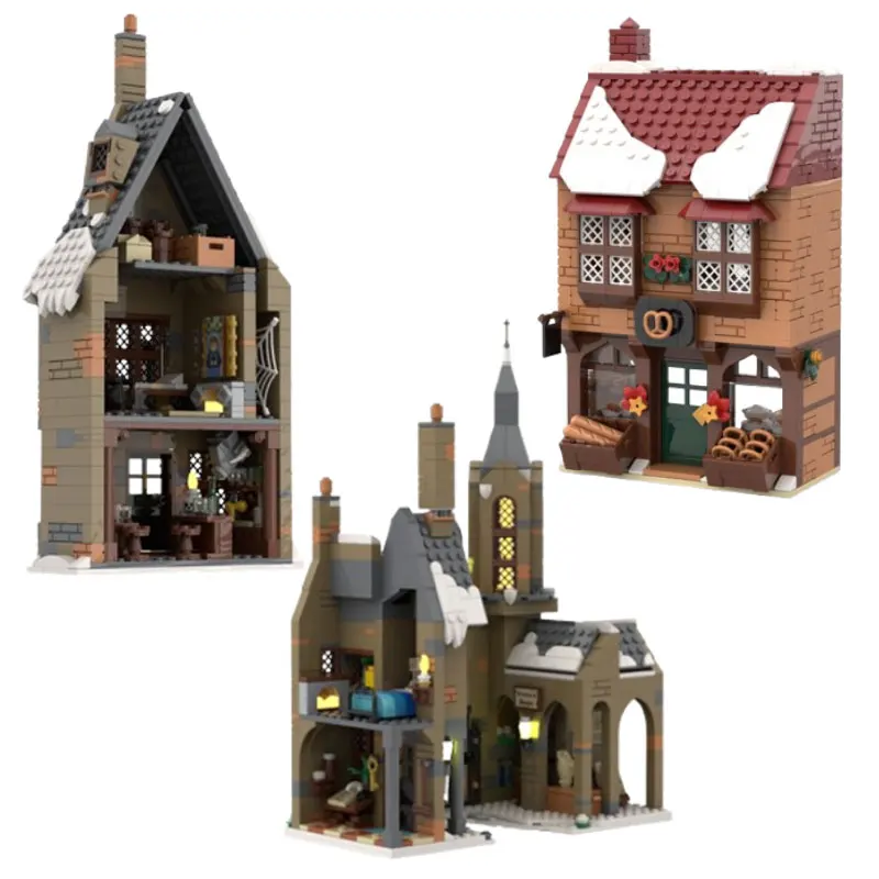 

Spot MOC-235708 603 шт. 206175 Современная уличная сцена DIY Мелкие частицы в сборе Строительные блоки Развивающая игрушка Модель Подарочный набор Orn