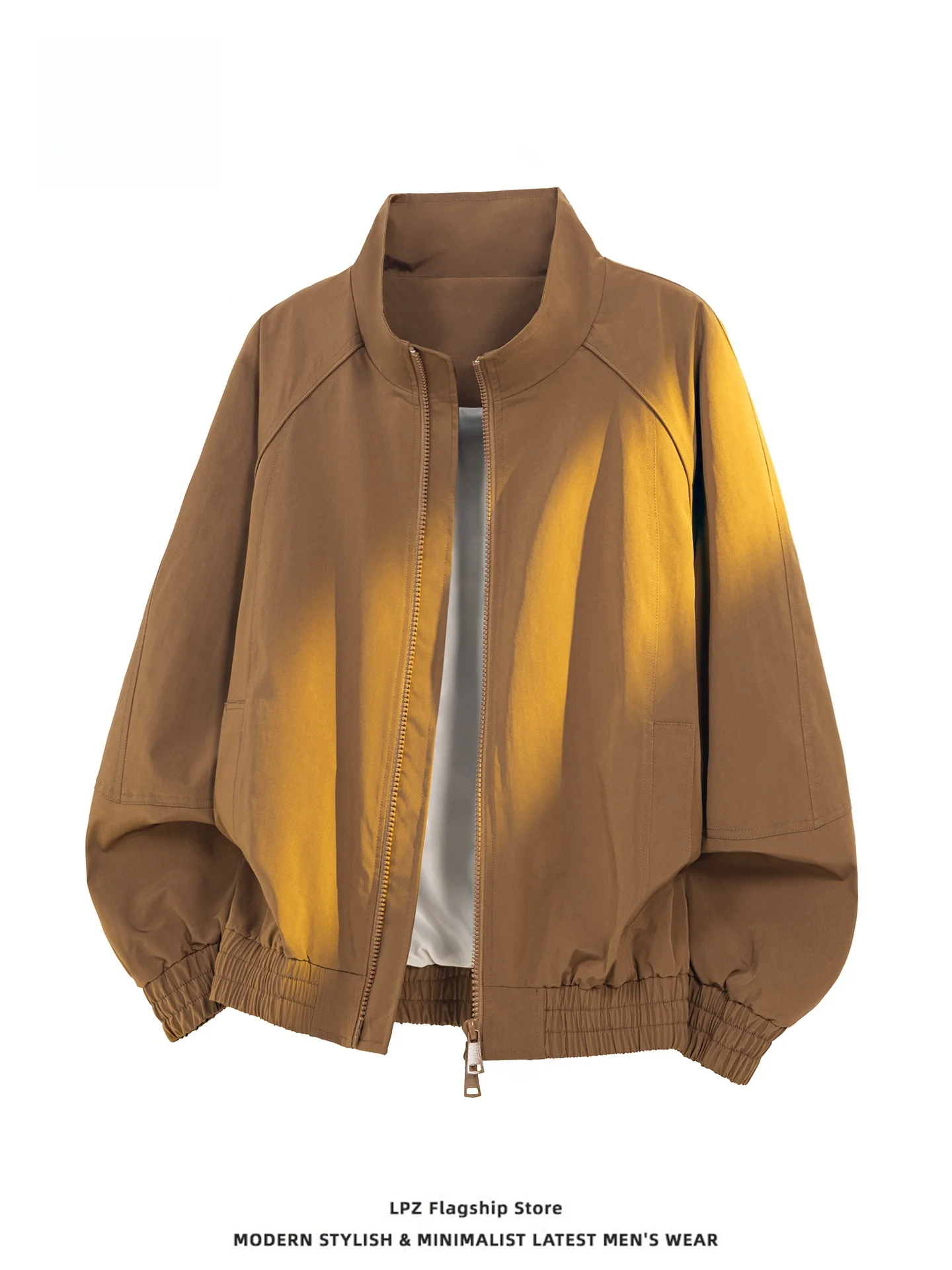 

Мужская свободная куртка-бомбер для активного отдыха, весенняя, в американском стиле, Cleanfit, рабочая одежда, большие размеры, деконструированная верхняя одежда для мужчин