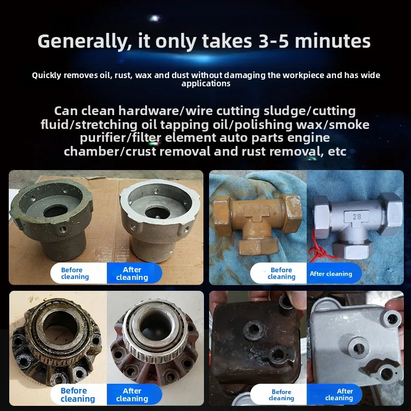 Industrial Ultrasonic Cleaner Large Capacity Commercial Cleaning Machine for Oil Rust Removal