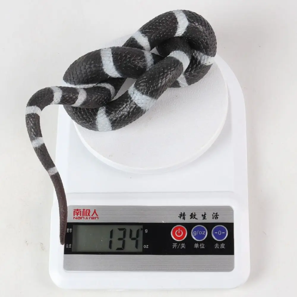 Funny Reptile Animal Snake Action Figures Python Cobra Soft TPR Rattlesnake Model Educational Lifelike Simulation Snake Prank