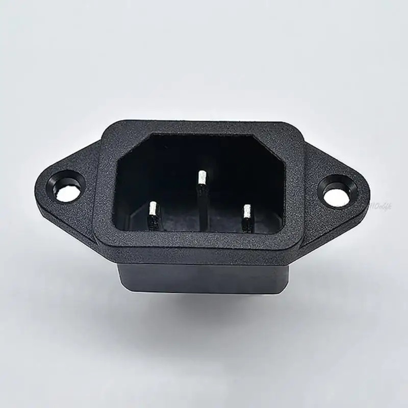 27RB AC 250 V 10A IEC320 C14 Pin Socket ingresso del cavo alimentazione maschio