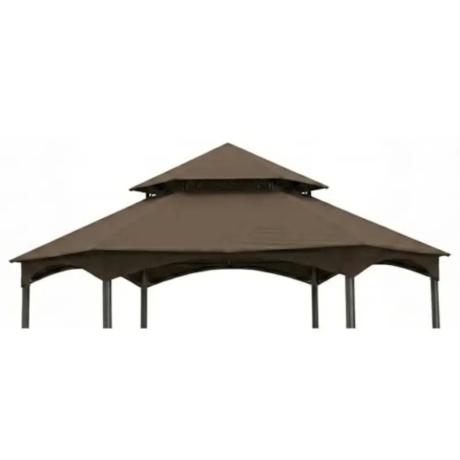 Reinforced RipLock 350 Replacement Canopy Top Cover Compatible with Southbay Hexagon 12' x 12' Gazebo Models L-GZ793PST-A, A111