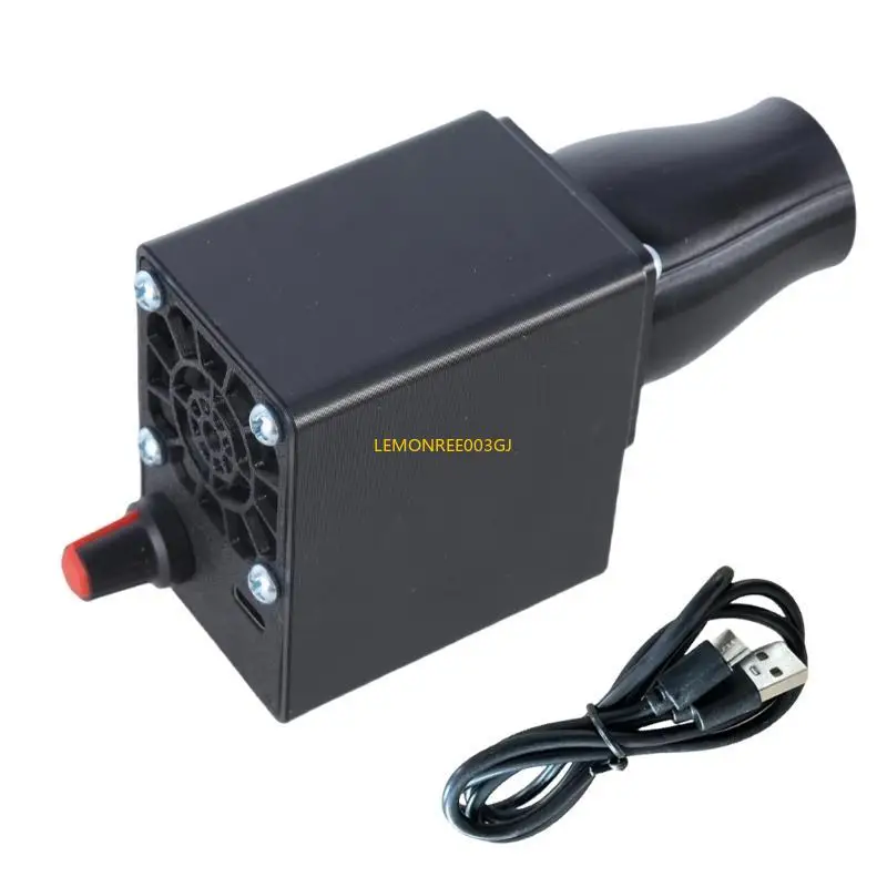 M4YC Air Blower USB C 5 В барбекю для барбекю вентилятор 6000 об / мин воздуходувка для воздуходувки Регулируемая скорость