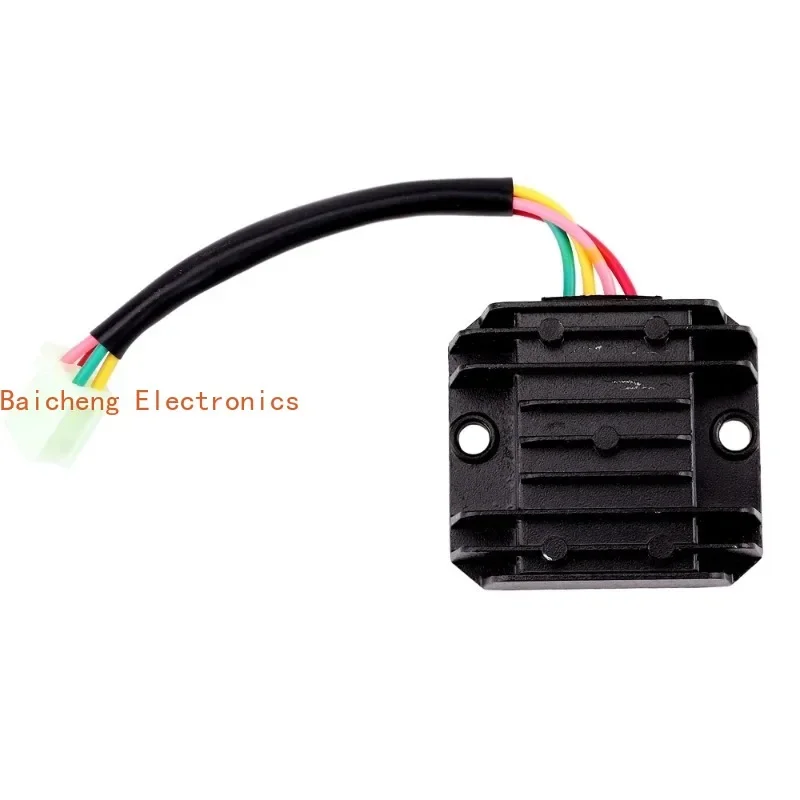 1PCS 4 Wires 4 Pins Voltage Regulator Rectifier For GY6 50cc 80cc 100cc 120cc 150cc Motorcycle Scooter Moped ATV Aluminium 12V