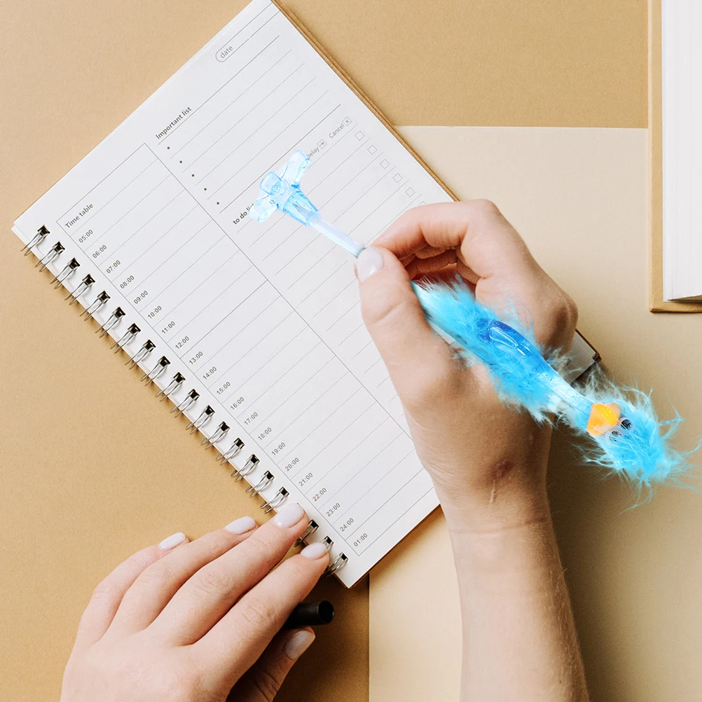 

10Pcs Ostrich Shaped Ballpoint Pens Smooth Writing Pens for Students Creative Design Office School Supplies Ballpoint Pen