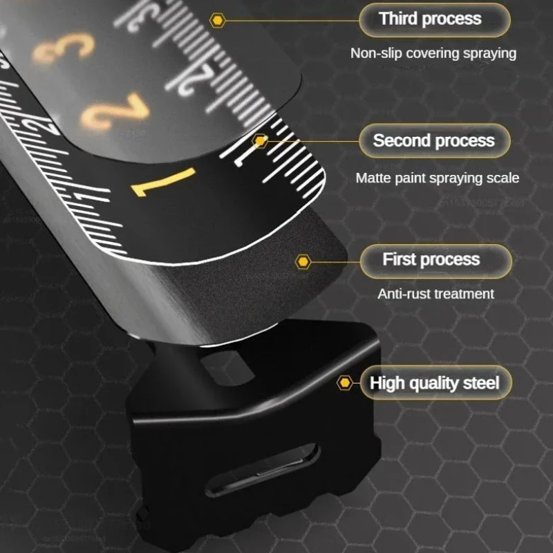 Imagem -05 - Xiaomi High-precision Measuring Tape Medida para Madeira Home Portable Safety Stopping Steel Tape Ferramentas de Medida Espessado 5m 3m