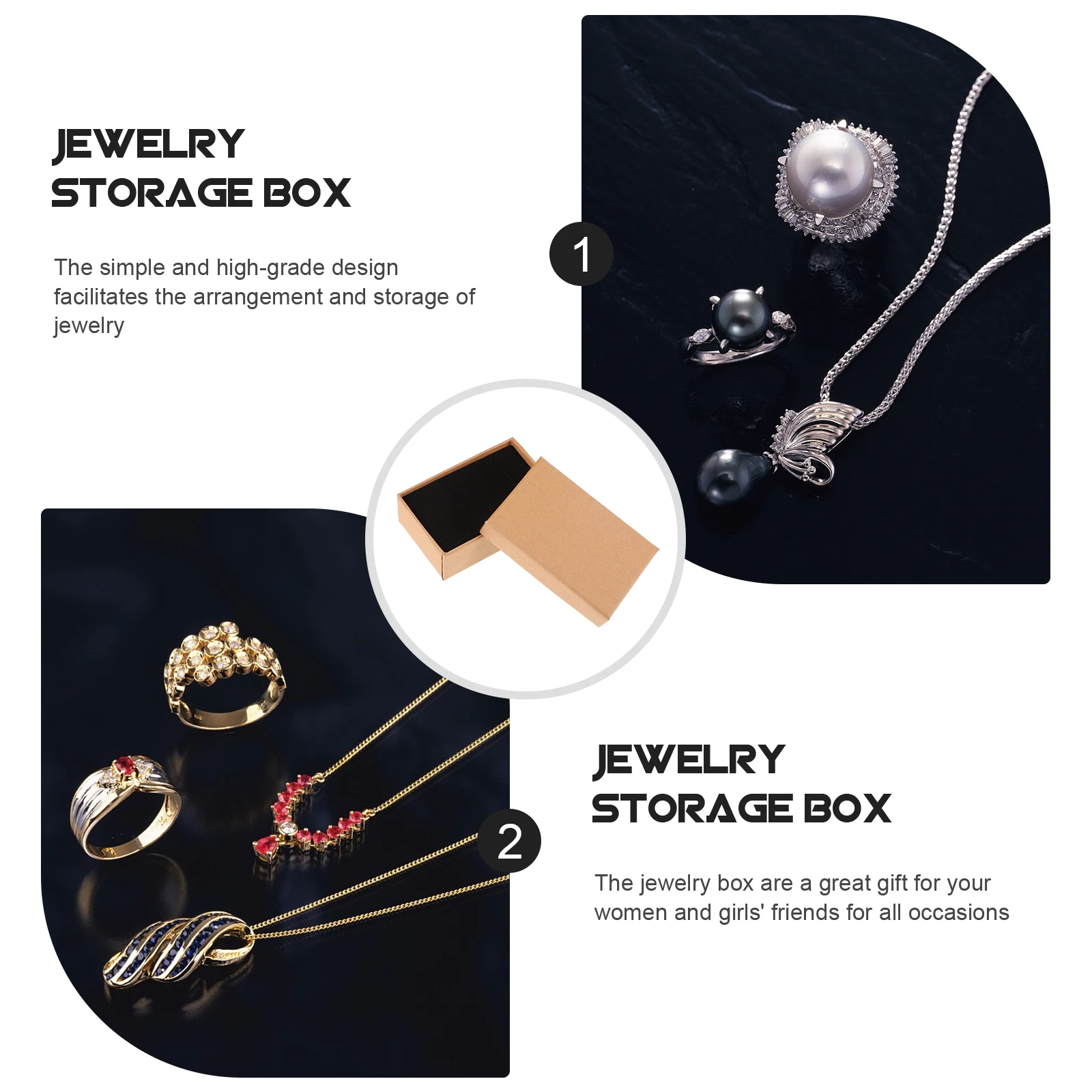 

24pcs Bridal Bracelet Boxes Necklace Storage Case Gift Package Gift Package Box Box Safe Paper High Grade Design