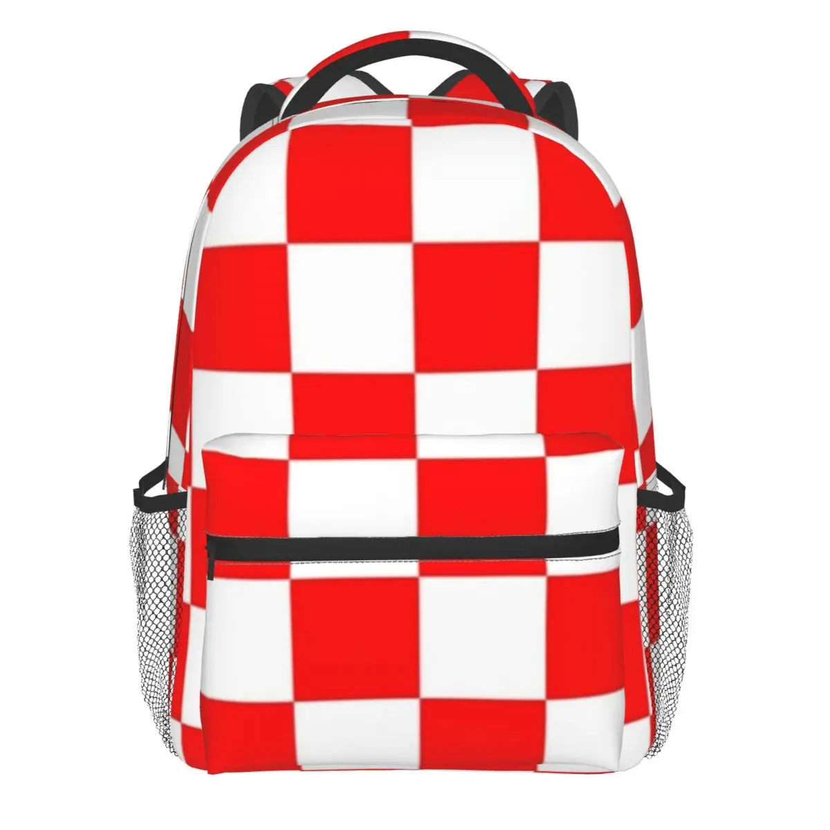Pink Black Checkerboard Backpack Missing Texture Kawaii 